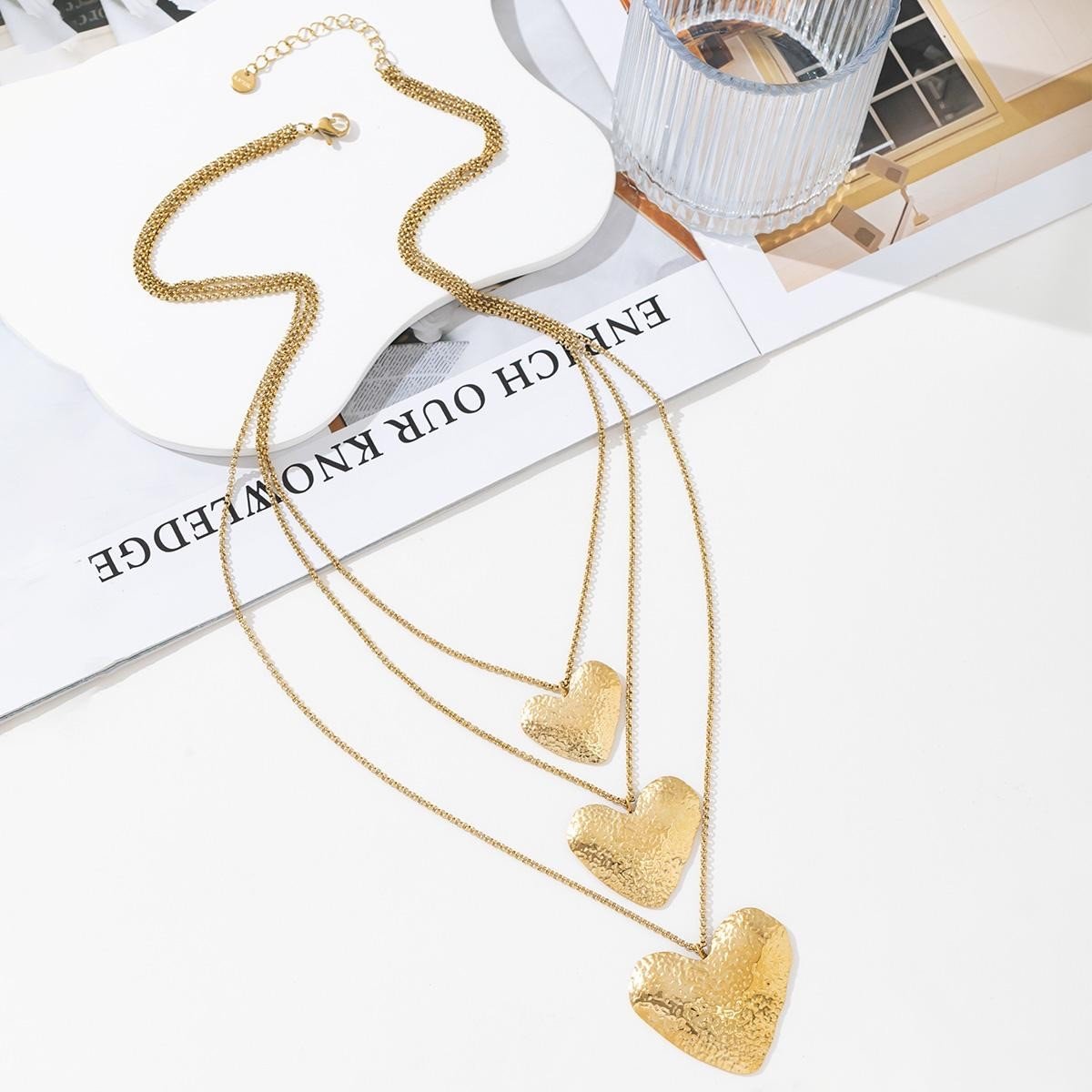 3 - Delige Hartjes Ketting - Lizz