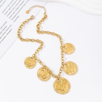 Hartjes Munten Ketting - Senna