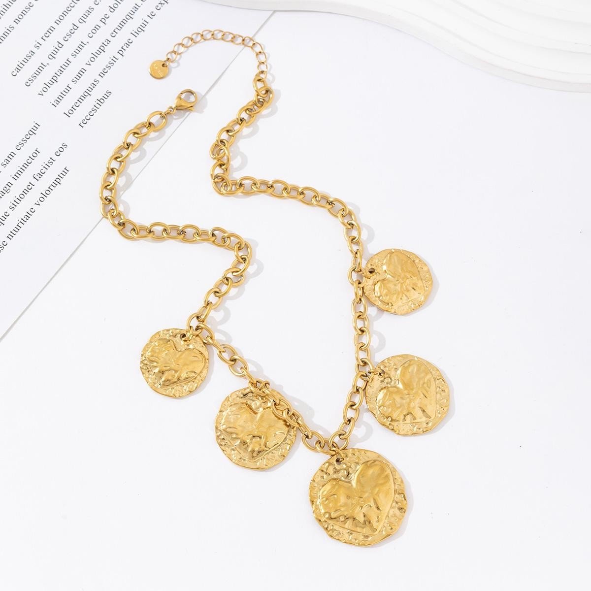Hartjes Munten Ketting - Senna