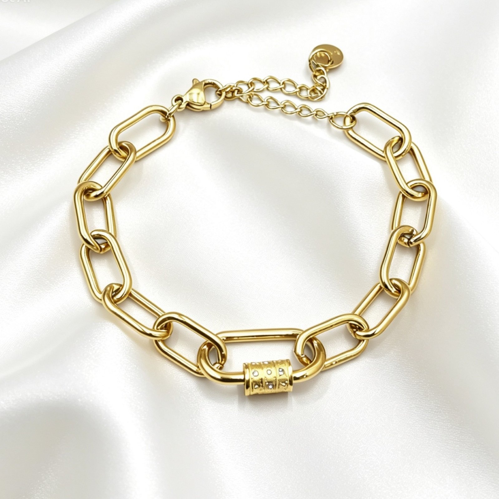 Clip Armband Met Strass - Selma