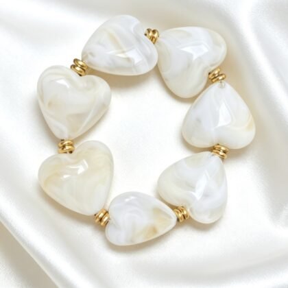 Hartjes Kralen Armband - Olivia