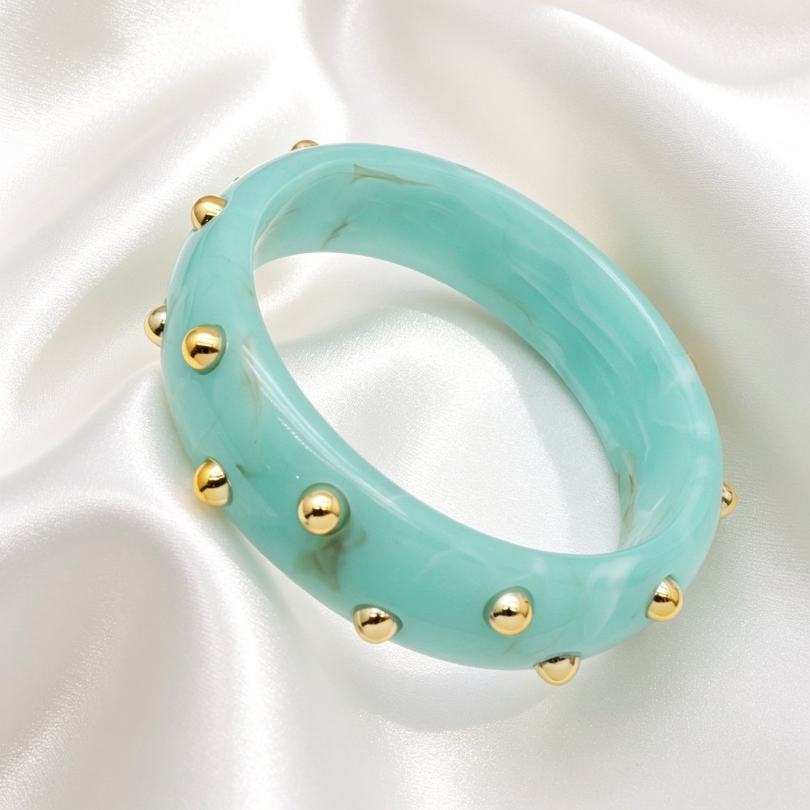 Bangle Met Studs Medium - Natasja
