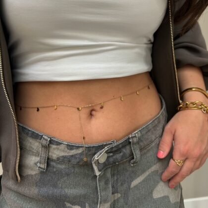 Belly Chain Met Hartjes - Nora