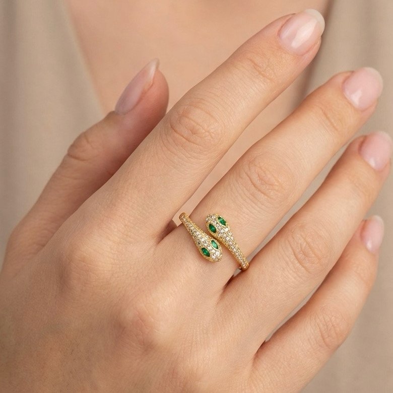 Slangen Ring- Roos - Image 2